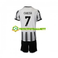 3-13 år Barn Juventus drakt Chiesa 7 Hjemme 2022-23 Korte Ermer 3-13 år Barn Juventus drakt Chiesa 7 Hjemme 2022-23 Korte Ermer