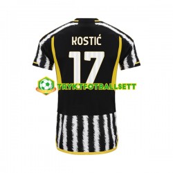 Herre Juventus drakt Filip Kostic 17 Hjemme 2023-2024 Korte Ermer Herre Juventus drakt Filip Kostic 17 Hjemme 2023-2024 Korte Ermer