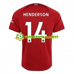 Herre Liverpool drakt Henderson 14 Hjemme 2022-23 Korte Ermer Herre Liverpool drakt Henderson 14 Hjemme 2022-23 Korte Ermer