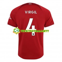 Herre Liverpool drakt Virgil 4 Hjemme 2022-23 Korte Ermer Herre Liverpool drakt Virgil 4 Hjemme 2022-23 Korte Ermer