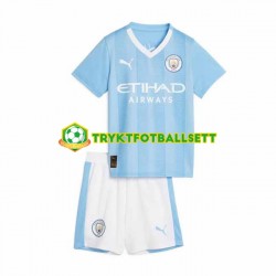 3-13 år Barn Manchester City drakt Hjemme 2023-2024 Korte Ermer 3-13 år Barn Manchester City drakt Hjemme 2023-2024 Korte Ermer