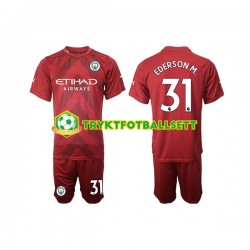 3-13 år Barn Keeper Manchester City drakt Ederson M. 31 Hjemme 2022-23 Korte Ermer 3-13 år Barn Keeper Manchester City drakt Ederson M. 31 Hjemme 2022-23 Korte Ermer