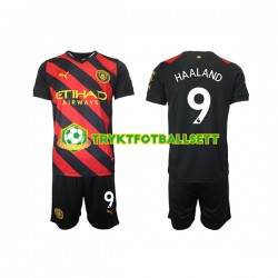 3-13 år Barn Manchester City drakt Haaland 9 Borte 2022-23 Korte Ermer 3-13 år Barn Manchester City drakt Haaland 9 Borte 2022-23 Korte Ermer