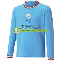 Herre Manchester City drakt Hjemme 2022-23 Langermet Herre Manchester City drakt Hjemme 2022-23 Langermet