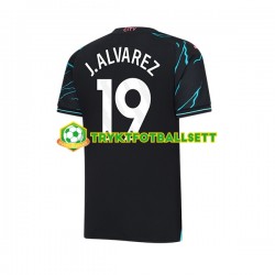 Herre Manchester City drakt Julian Alvarez 19 Tredje 2023-2024 Korte Ermer