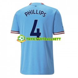 Herre Manchester City drakt PHILLIPS 4 Hjemme 2022-23 Korte Ermer Herre Manchester City drakt PHILLIPS 4 Hjemme 2022-23 Korte Ermer