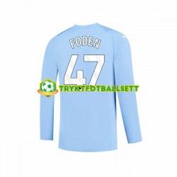 Herre Manchester City drakt Phil Foden 47 Hjemme 2023-2024 Langermet Herre Manchester City drakt Phil Foden 47 Hjemme 2023-2024 Langermet