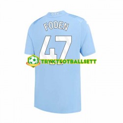 Herre Manchester City drakt Phil Foden 47 Hjemme 2023-2024 Korte Ermer Herre Manchester City drakt Phil Foden 47 Hjemme 2023-2024 Korte Ermer