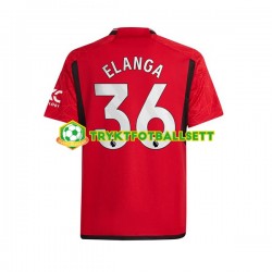 Herre Manchester Utd drakt Anthony Elanga 36 Hjemme 2023-2024 Korte Ermer Herre Manchester Utd drakt Anthony Elanga 36 Hjemme 2023-2024 Korte Ermer