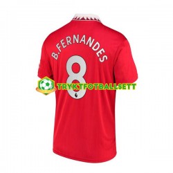 Herre Manchester Utd drakt Bruno Fernandes 8 Hjemme 2022-23 Korte Ermer Herre Manchester Utd drakt Bruno Fernandes 8 Hjemme 2022-23 Korte Ermer