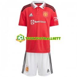3-13 år Barn Manchester Utd drakt Hjemme 2022-23 Korte Ermer 3-13 år Barn Manchester Utd drakt Hjemme 2022-23 Korte Ermer