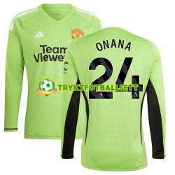 Herre Keeper Manchester Utd drakt Andre Onana 24 Hjemme 2023-2024 Langermet Herre Keeper Manchester Utd drakt Andre Onana 24 Hjemme 2023-2024 Langermet