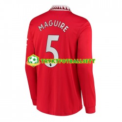 Herre Manchester Utd drakt Harry Maguire 5 Hjemme 2022-23 Langermet Herre Manchester Utd drakt Harry Maguire 5 Hjemme 2022-23 Langermet
