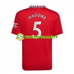 Herre Manchester Utd drakt Harry Maguire 5 Hjemme 2022-23 Korte Ermer Herre Manchester Utd drakt Harry Maguire 5 Hjemme 2022-23 Korte Ermer