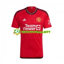 Herre Manchester Utd drakt Hjemme 2023-2024 Korte Ermer Herre Manchester Utd drakt Hjemme 2023-2024 Korte Ermer