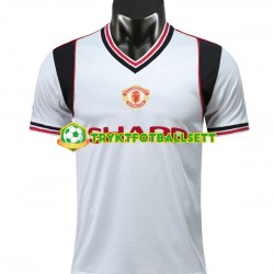 Herre Manchester Utd drakt 1985 Retro Borte Korte Ermer Herre Manchester Utd drakt 1985 Retro Borte Korte Ermer