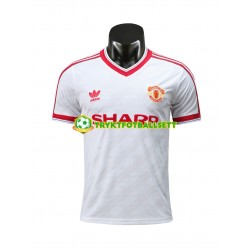 Herre Manchester Utd drakt 1986 Retro Borte Korte Ermer