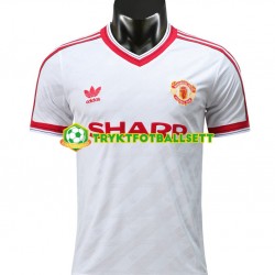 Herre Manchester Utd drakt 1986 Retro Borte Korte Ermer Herre Manchester Utd drakt 1986 Retro Borte Korte Ermer