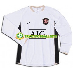 Herre Manchester Utd drakt -2007 Retro Borte 2006 Langermet