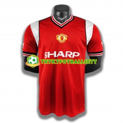 Herre Manchester Utd drakt 1985 Retro Hjemme Korte Ermer Herre Manchester Utd drakt 1985 Retro Hjemme Korte Ermer