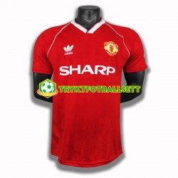 Herre Manchester Utd drakt 1988 Retro Hjemme Korte Ermer Herre Manchester Utd drakt 1988 Retro Hjemme Korte Ermer