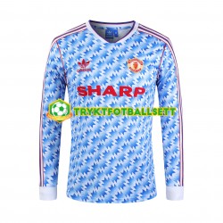 Herre Manchester Utd drakt 1992 Retro Hjemme Langermet Herre Manchester Utd drakt 1992 Retro Hjemme Langermet