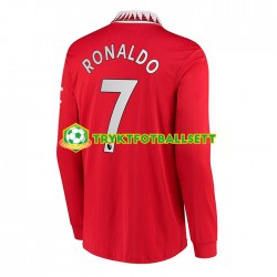 Herre Manchester Utd drakt Ronaldo 7 Hjemme 2022-23 Langermet Herre Manchester Utd drakt Ronaldo 7 Hjemme 2022-23 Langermet
