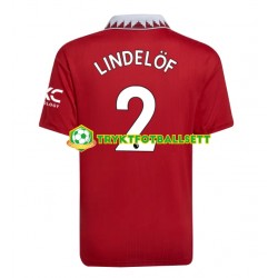 Herre Manchester Utd drakt Victor Lindelof 2 Hjemme 2022-23 Korte Ermer
