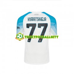 Herre Napoli drakt Face Game Kvaratskhelia 77 Hjemme 2022-23 Korte Ermer