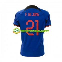 Herre Nederland drakt Frenkie de Jong 21 Borte VM 2022 Korte Ermer Herre Nederland drakt Frenkie de Jong 21 Borte VM 2022 Korte Ermer