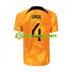 Herre Nederland drakt Virgil 4 Hjemme VM 2022 Korte Ermer Herre Nederland drakt Virgil 4 Hjemme VM 2022 Korte Ermer