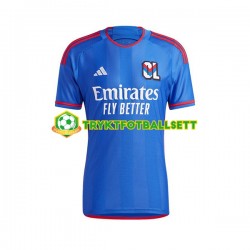Herre Olympique Lyonnais drakt Borte 2023-2024 Korte Ermer Herre Olympique Lyonnais drakt Borte 2023-2024 Korte Ermer