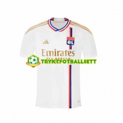 Herre Olympique Lyonnais drakt Hjemme 2023-2024 Korte Ermer Herre Olympique Lyonnais drakt Hjemme 2023-2024 Korte Ermer