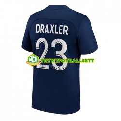 Herre Paris Saint-Germain drakt Draxler 23 Hjemme 2022-23 Korte Ermer Herre Paris Saint-Germain drakt Draxler 23 Hjemme 2022-23 Korte Ermer