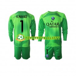 3-13 år Barn Keeper Paris Saint-Germain drakt Keylor Navas 1 Hjemme 2022-23 Langermet 3-13 år Barn Keeper Paris Saint-Germain drakt Keylor Navas 1 Hjemme 2022-23 Langermet