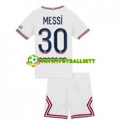 3-13 år Barn Paris Saint-Germain drakt Lionel Messi 30 Fjerde 2021-22 Korte Ermer 3-13 år Barn Paris Saint-Germain drakt Lionel Messi 30 Fjerde 2021-22 Korte Ermer