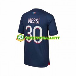 Herre Paris Saint-Germain drakt Lionel Messi 30 Hjemme 2023-2024 Korte Ermer Herre Paris Saint-Germain drakt Lionel Messi 30 Hjemme 2023-2024 Korte Ermer