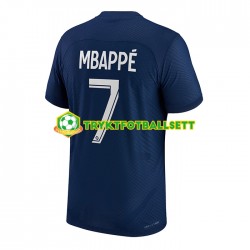 Herre Paris Saint-Germain drakt Mbappé 7 Hjemme 2022-23 Korte Ermer Herre Paris Saint-Germain drakt Mbappé 7 Hjemme 2022-23 Korte Ermer
