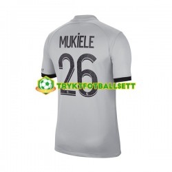 Herre Paris Saint-Germain drakt Mukiele 26 Borte 2022-23 Korte Ermer Herre Paris Saint-Germain drakt Mukiele 26 Borte 2022-23 Korte Ermer