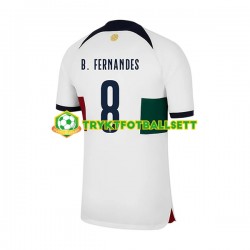 Herre Portugal drakt B.Fernandes 8 Borte VM 2022 Korte Ermer Herre Portugal drakt B.Fernandes 8 Borte VM 2022 Korte Ermer