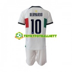 3-13 år Barn Portugal drakt Bernardo 10 Borte VM 2022 Korte Ermer 3-13 år Barn Portugal drakt Bernardo 10 Borte VM 2022 Korte Ermer