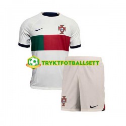 3-13 år Barn Portugal drakt Borte VM 2022 Korte Ermer 3-13 år Barn Portugal drakt Borte VM 2022 Korte Ermer