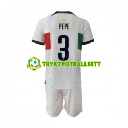 3-13 år Barn Portugal drakt PEPE 3 Borte VM 2022 Korte Ermer 3-13 år Barn Portugal drakt PEPE 3 Borte VM 2022 Korte Ermer