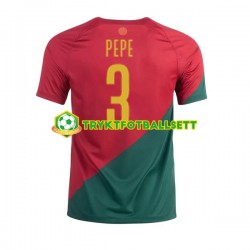 Herre Portugal drakt PEPE 3 Hjemme VM 2022 Korte Ermer Herre Portugal drakt PEPE 3 Hjemme VM 2022 Korte Ermer