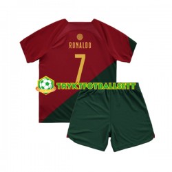 3-13 år Barn Portugal drakt Ronaldo 7 Hjemme VM 2022 Korte Ermer 3-13 år Barn Portugal drakt Ronaldo 7 Hjemme VM 2022 Korte Ermer