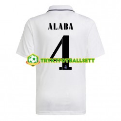 Herre Real Madrid drakt Alaba 4 Hjemme 2022-23 Korte Ermer Herre Real Madrid drakt Alaba 4 Hjemme 2022-23 Korte Ermer