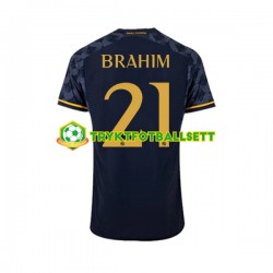 Herre Real Madrid drakt Brahim Diaz 21 Borte 2023-2024 Korte Ermer Herre Real Madrid drakt Brahim Diaz 21 Borte 2023-2024 Korte Ermer