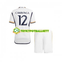 3-13 år Barn Real Madrid drakt Camavinga 12 Hjemme 2023-2024 Korte Ermer 3-13 år Barn Real Madrid drakt Camavinga 12 Hjemme 2023-2024 Korte Ermer