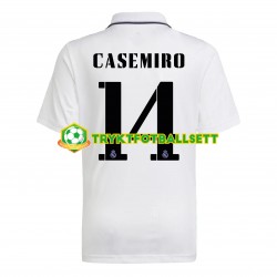 Herre Real Madrid drakt Casemiro 14 Hjemme 2022-23 Korte Ermer Herre Real Madrid drakt Casemiro 14 Hjemme 2022-23 Korte Ermer