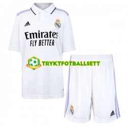 3-13 år Barn Real Madrid drakt Hjemme 2022-23 Korte Ermer 3-13 år Barn Real Madrid drakt Hjemme 2022-23 Korte Ermer